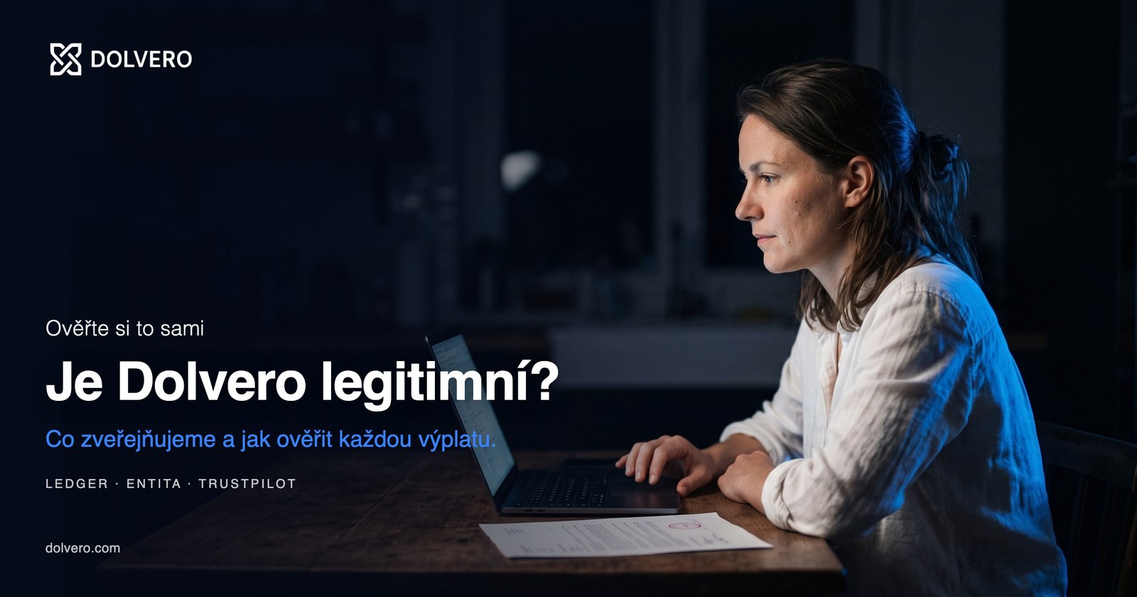 Je Dolvero legitimní? Co zveřejňujeme, kdo za tím stojí a jak ověřit každou výplatu